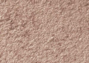 Detailansicht TRACO Naturstein Uder Sandstein rot bis rot-weiß mit sandgestrahlter Oberfläche