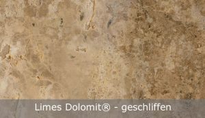 Limes Dolomit® mit geschliffener Oberfläche