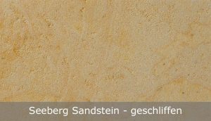 Seeberg Sandstein mit geschliffener Oberfläche