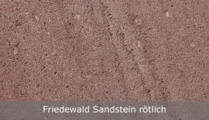 Friedewalder Sandstein - rötlich